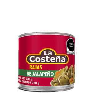 Chiles Rajas Jalapeño 220gr Costeña