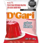 Gelatina Fresa DGari Agua o Leche 120gr