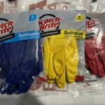 Guantes Scotch Grande Amarillo Azul Rojo No.8 Satinado