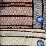 Jerga grande 1M X 60cm Blanca Azul Roja