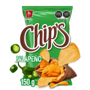 Chips Jalapeño grandes 170gr Barcel