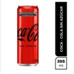 Coca Sin azucar lata 355ml