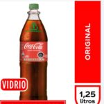 Coca vidrio 1.25L retornable