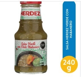 Salsa Herdez Verde Habanero 240gr