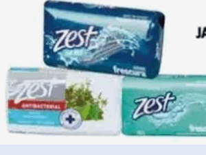 Jabón Zest Aqua o Pepino neutro 135gr