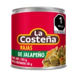 Chiles Rajas Jalapeño chica 105gr La Costeña