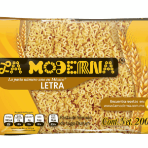 Sopa Pasta Moderna Letra 200gr