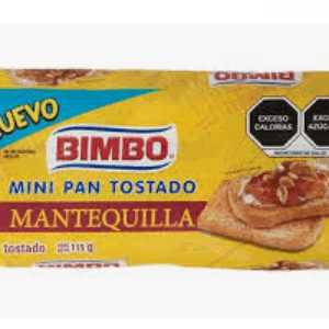 Pan Tostado con Mantequilla bimbo