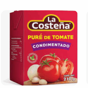 Pure Tomate Costeña 210gr Condimentado