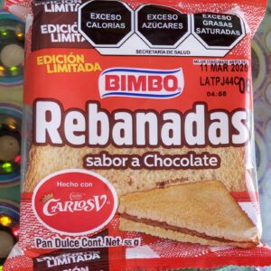 Rebanadas de Chocolate Carlos V Bimbo 55g