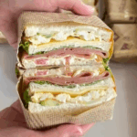 Sandwich Jamon y verduras