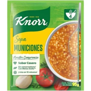 Knor Sopa preparada Municion 95gr