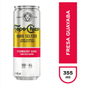 Topochico Hard Seltzer Fresa-Guayaba 355ml