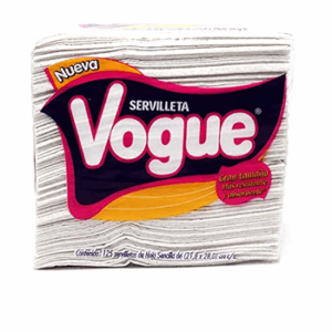 Servilletas Vogue Chica 100pzs