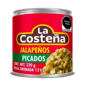 Jalapeños Picados 220gr Costeña Lata