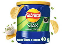 SABRITAS STAX CREMA Y CEBOLLA