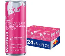 red bull peach