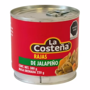 Jalapeños Enteros 380gr Grandes Costeña